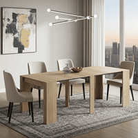 Nordic Grande 5 Position Oak Effect Extending Dining Table