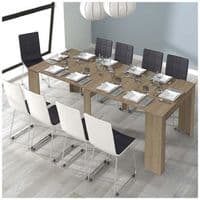 Nordic Grande 5 Position Oak Effect Extending Dining Table