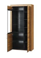 Oakli Modern Large Oak Display Cabinet SALE at FurnitureFactor