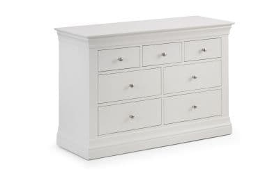 Oldenburg White Lacquered  4 + 3 Drawer Chest 24JB275