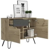 Olive Sideboard 2 Door 1 Drawer in Pine MN915 CP