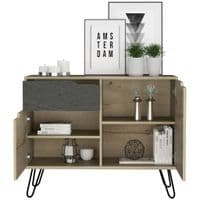Olive Sideboard 2 Door 1 Drawer in Pine MN915 CP
