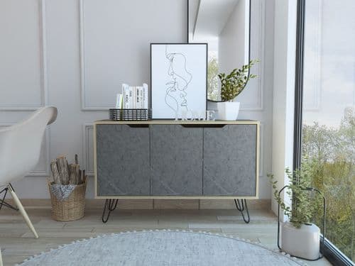 Olive Sideboard 3 Doors in Pine MN916 CP