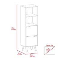 Olive Tall Bookcase in Pine MN903 CP