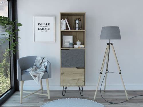 Olive Tall Bookcase in Pine MN903 CP