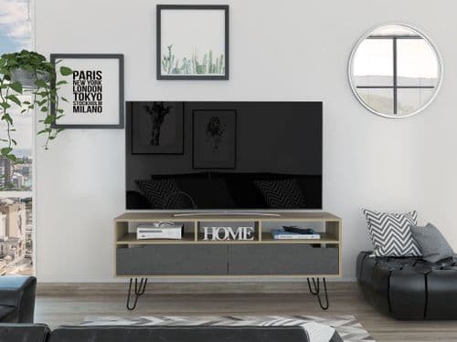 Olive Wide Tv Cabinet in Pine MN912 CP
