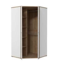 Arosa Double White Gloss Wardrobe Set|German Wardrobes - FurnitureFactor UK