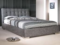 Ophelia Fabric Upholstered 4ft6 Double Bed - LLB