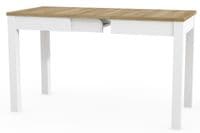 Orion White and Oak Effect Extendable Extending Dining Table - SZY-ORION03