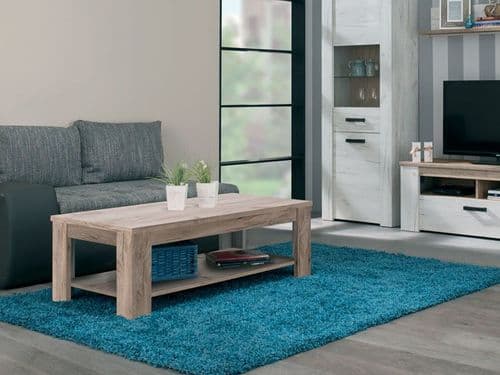Oscar Grey Oak Effect Coffee Table - 11008596 S/O