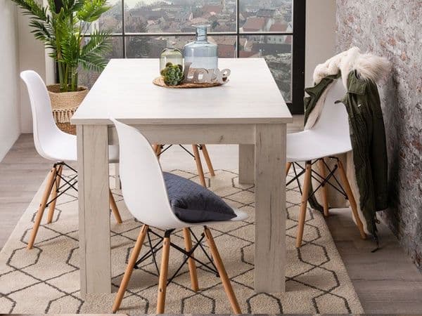 Oscar Light Oak Effect Extending Dining Table - 11008790 S/O