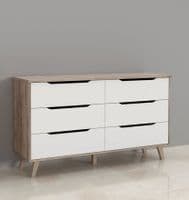 Cellini Tall White Chest Of Drawer Storage Chest S3 – Furniture Factor