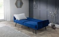Palma Blue Velvet Sofa Bed 22JB05