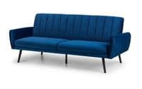 Palma Blue Velvet Sofa Bed 22JB05