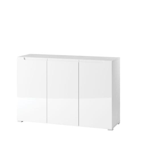 Perth High White Gloss 3 Door Sideboard Storage Unit SZLYO02