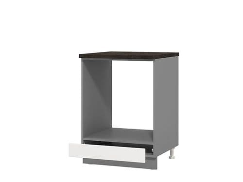 Petra White Gloss and Grey Oven Housing Unit 11012314 rz
