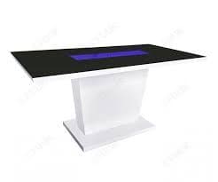 Pointe High Gloss LED Dining Table 17LD547