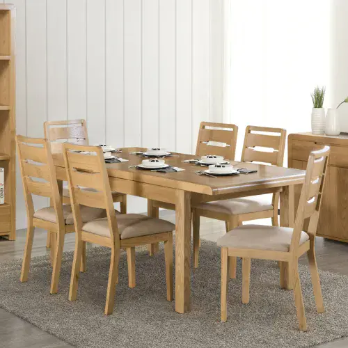 Potsdam Light Brown Extending Dining Table 24JB356