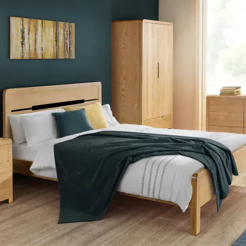 Potsdam Light Brown King Size Bed 24JB355