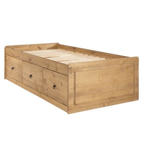 Puebla 3FT Single Waxed Pine Cabin Bed CB800