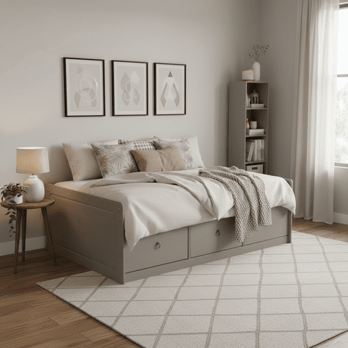 Puebla Grey Waxed Pine 3'0" Cabin Bed CRG800