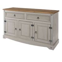 Puebla Grey Waxed Pine Medium Sideboard CRG916