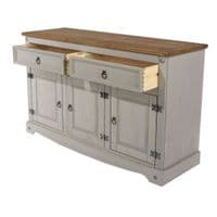 Puebla Grey Waxed Pine Medium Sideboard CRG916