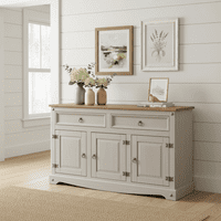 Puebla Grey Waxed Pine Medium Sideboard CRG916