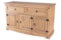 Puebla Waxed Pine Medium Sideboard CR916