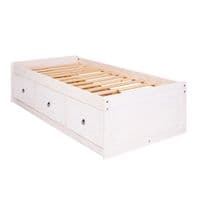 Puebla White Waxed Pine Cabin Bed CRW800