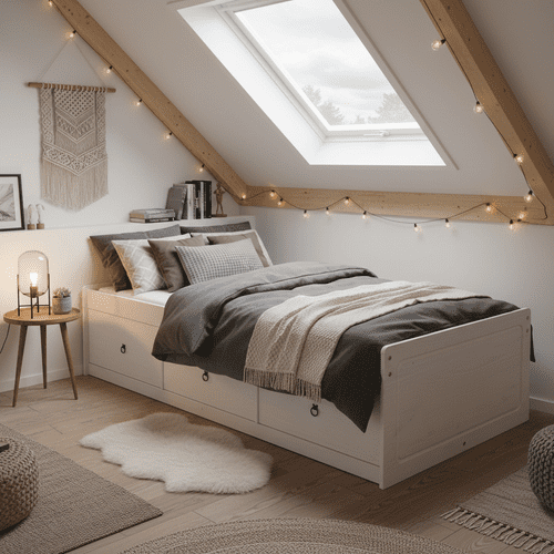 Puebla White Waxed Pine Cabin Bed CRW800