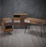 Rabat Traditional Oak Effect Study Computer Desk 22LD381