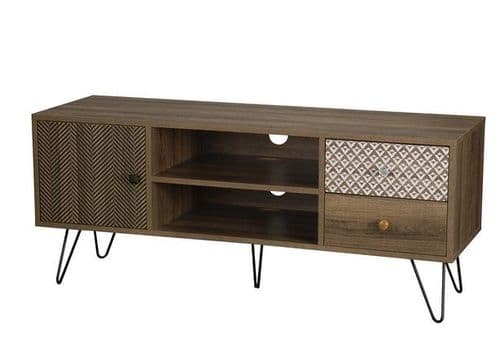 Rabat Traditional Oak Effect TV Media Unit 22LD384