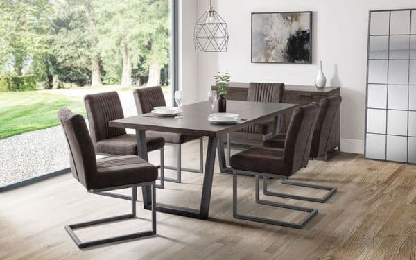 Reims Dark Oak Dining Table 24JB171