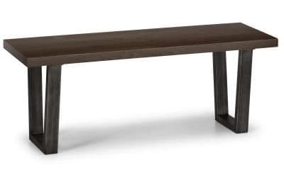 Reims Dark Oak Effect Bench 24JB172