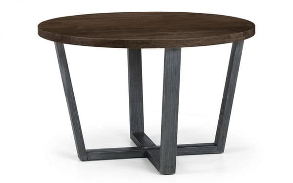 Reims Dark Oak Effect Round Table 24JB177