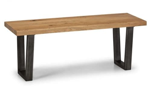 Reims Oak Effect Bench 24JB158