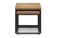 Reims Oak Effect Nesting Lamp Tables 24JB160