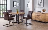 Reims Oak Effect Round Table 24JB163