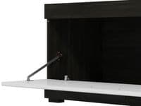 Remo Black Wood Effect And White Gloss Wide TV Cabinet 11013494 S/O