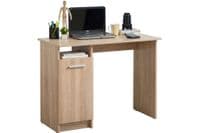 Reyga Oak Compact Desk With Storage - Online Outlet