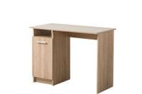 Reyga Oak Compact Desk With Storage - Online Outlet