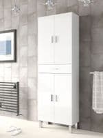 Rimini Tall Bathroom Cabinet Cupboard - Online Outlet