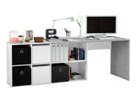 Sara Grey Large Corner L Shaped Desk - Online Outlet
