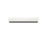 Sarthe Matte White And Black Floating Wall Shelf - 11013677 S/O
