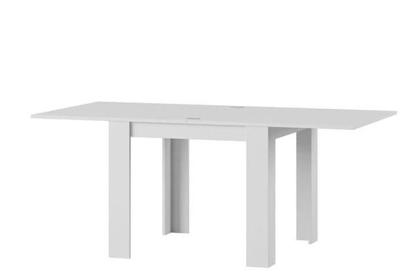Saturn Matt White Extending Dining Table SZSA40