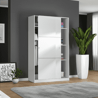 Sliding wardrobes UK | white high gloss wardrobe | wardrobe

