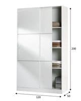 Sliding wardrobes UK | white high gloss wardrobe | wardrobe
