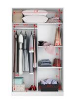 Sliding wardrobes UK | white high gloss wardrobe | wardrobe
