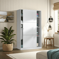 Sliding wardrobes UK | white high gloss wardrobe | wardrobe

